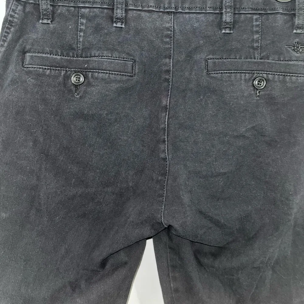 Dockers Ultimate Chino Slim Fit Smart Flex Black Pants Size 28w/30L